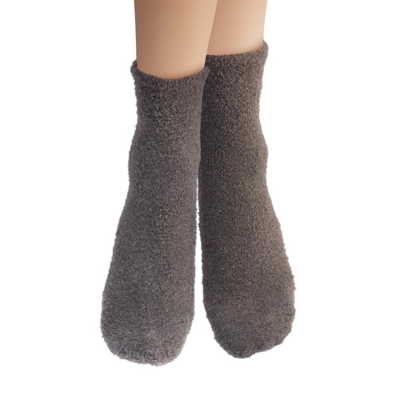 Earth Therapeutics Aloe Socks - Double Pack - Gray/Black (2
