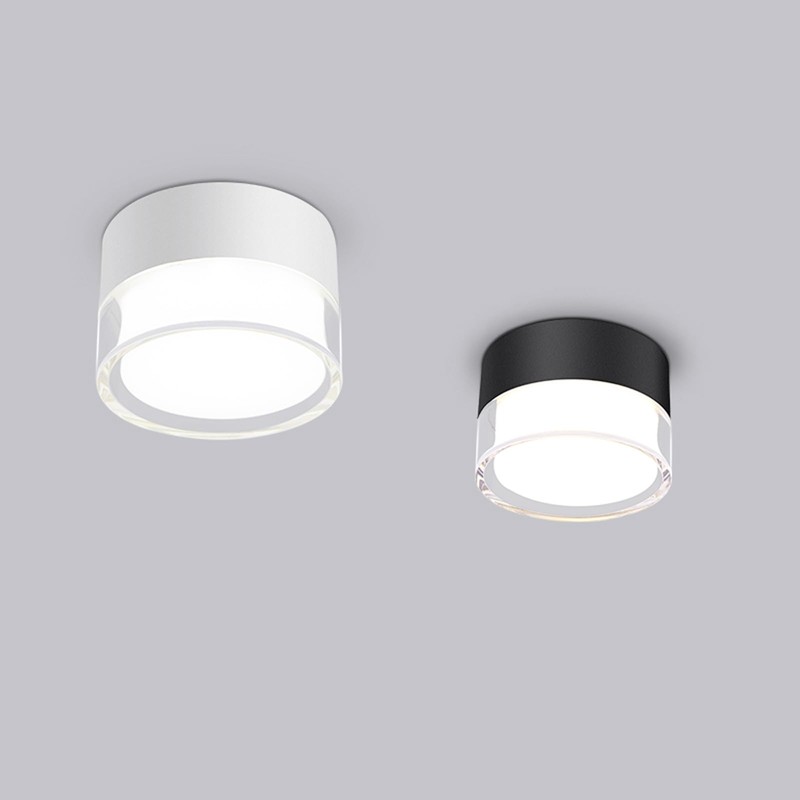 LED Surface-Mounted Ceiling Light with Radar Motion Sensor, 12 W
