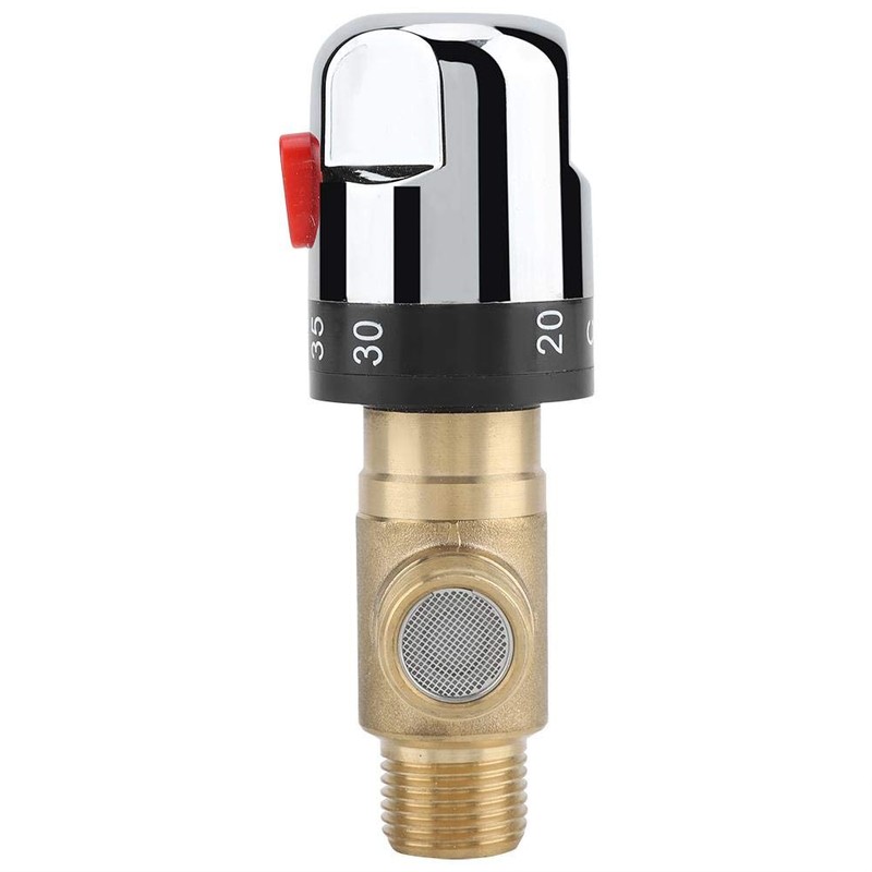 Thermostatic Mixing Valve, Brass Thermostatic Water Blending Mixer Valve Temperature