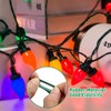 C7&C9 Christmas String Lights（E12&E17）Candelabra Green Rubber Socket Seal O-Ring （150
