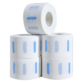 Paquete de 500 Tiras para el Cuello de Peluquero Resistentes a Desgarros, Elásticas Universales, 5 Rollos, Accesorios de Peluquería, Papel