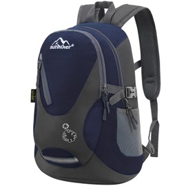sunhiker Cycling Hiking Backpack Water Resistant Travel Backpack Lightweight SMALL Daypack M0714 (Dark Blue)