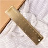 Brass Mini Measuring Tool Set - Gold Drawing Ruler, Metal
