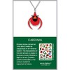 Charley Harper Flying Cardinal Pendant Necklace