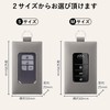 COGURE COSKC Smart Key Case, Genuine Leather, with Window, Carabiner