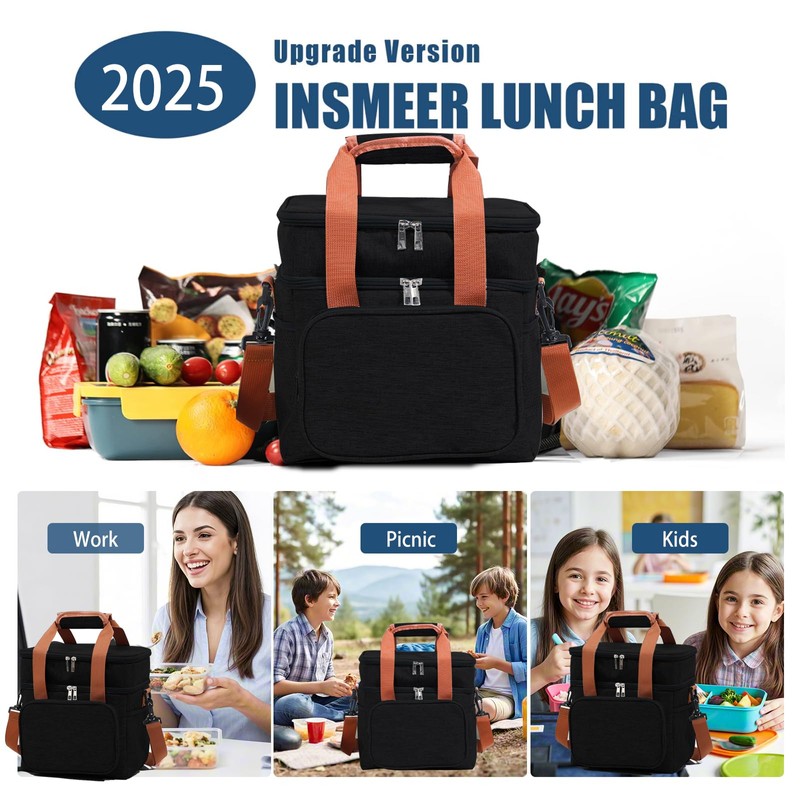 16 litres Insulated Lunch Bag for Men & Women, 2