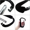 Stroller Hook, Luggage Hook, Aluminum Alloy Carabiner, Portable Hook, Multi