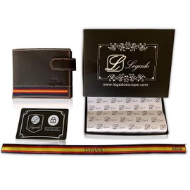 Legado, Men's Card Holder Wallet, Brown