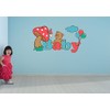 Baby Letters Teddy Bear Nursery Wall Decal Sticker