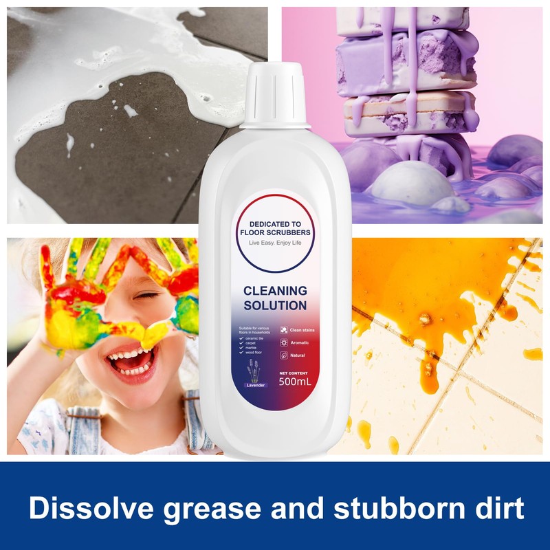 Floor Cleaner 1000ml Lavender Scent Compatible with Tineco Cleaning Solution,