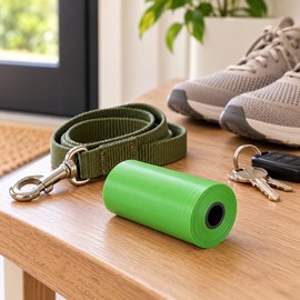 Pet Poop Bags for Pet Waste Cleanup – Convenient Roll Design for Daily Dog Walks, Cat Litter Cleaning & Outdoor Use