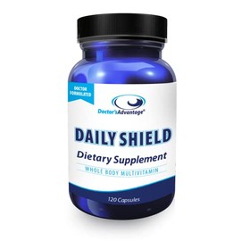 Doctor's Advantage Daily Shield Multivitamin with Green Tea Extract & Bilberry | 120 Non-GMO Capsule Antioxidant Supplement to Fight Free Radical Damage & Support Immune System
