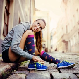 WITHYOU - Calcetines de compresión de 15 a 20 mmHg son los mejores atléticos para hombres y mujeres, correr, vuelo, viajes, enfermeras embarazadas, 08 (8 pares) azul/azul marino/blanco/negro/azul