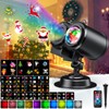 YAZEKY Outdoor Christmas Projector, 24 Films, LED Projection Lamp, 10