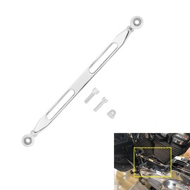 CARGLETRUE Shift Shifter Linkage Gear Shaft Rod Fit for Harley Touring Road Glide Steet Glide Road King Softail Fatboy Night Train (Chrome)