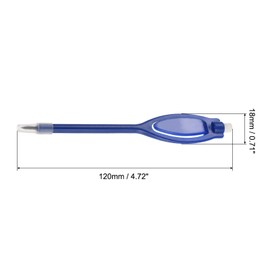 PATIKIL Golf Scoring Pencils with Eraser, 20 Pack Rectangle Clip Plastic 2H Marker Pens for Sport Games Meeting, Blue