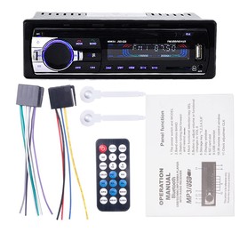 BOOMBOOST 1 Din 24V 520 Bluetooth Car Radio Car Player Car MP3 Stereo Car Hands-free Audio Radio Support AUX SD card U Disk SD Card Reader
