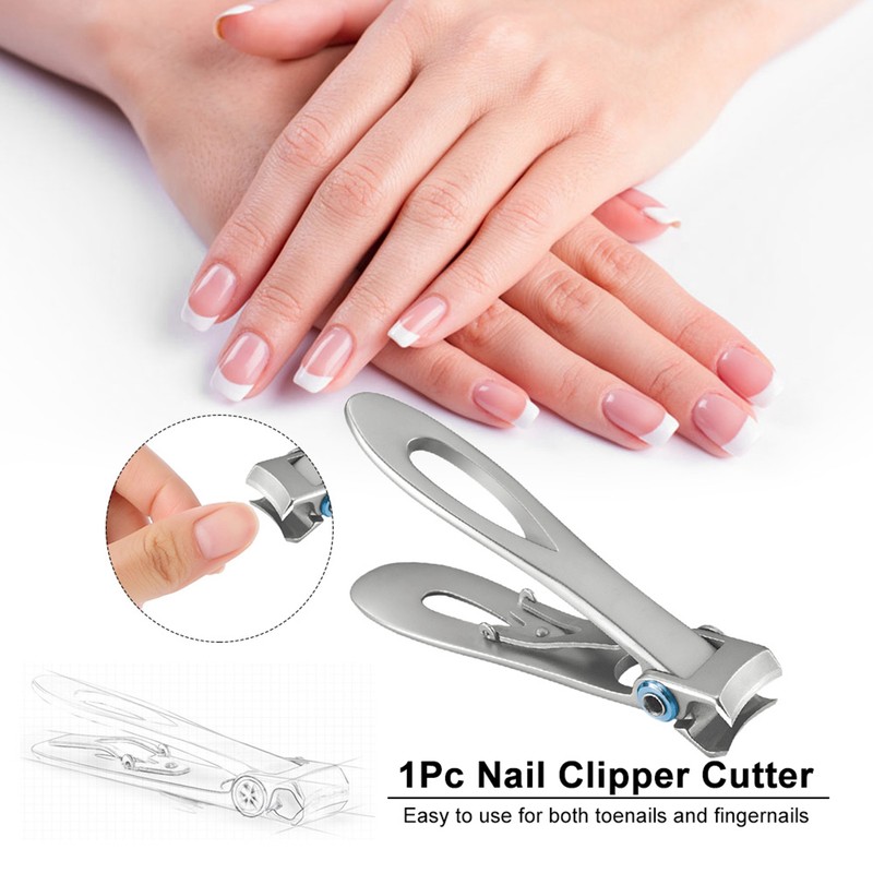 Nail Clipper Cutter Nail Cutting Trimmer Toenail Fingernail Cutter Stainless