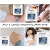 Sonogram Picture Frame - Weekly Fruit & Vegs Pregnancy Milestone,