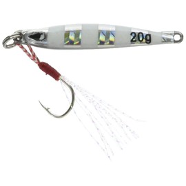 Glory Fish LU-004 Sardine Jig TG, Tungsten, 0.7 oz (20 g), Silver ZG