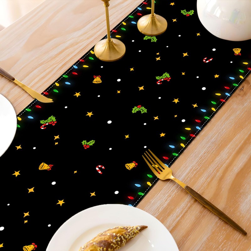 Heyfary 67 Meme Christmas Table Runner Funny 6 7 Six