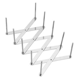 Sarini Verstellbarer Topfdeckelhalter, Geschirrteller-Wäscheständer, multifunktionales Teleskop-Aufbewahrungsregal für die Küche