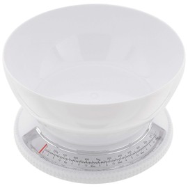 Judge Kitchen J402 Traditional Compact White Bowl Scale, 2.2kg, Dishwasher Safe - 2 Year Guarantee