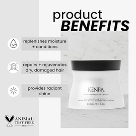 Kenra Professional Nourishing Masque | Mascarilla nutritiva de acondicionamiento profundo | Repone la hidratación y acondiciona | Repara y revitaliza 
