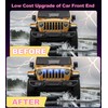 Grill Lights for Jeep Wrangler JL JLU Front Bumper Grille