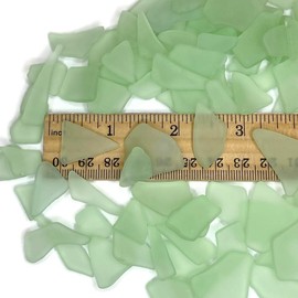 Sea Glass, Jewelry Sea Glass, Sea Foam Ocean Glass, 40 Pieces Mixed Sizes Sea Foam, Tumbled Beach Sea Glass, Seaglass, Craft Glass, Frosty Art Glass, Sea Foam Color