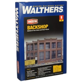 Walthers, Inc. Back Shop Kit, 7 x 5-1/4 17.7 X 13.3 X 13.3cm
