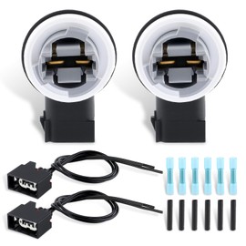 MOTOALL Turn Signal Light Connector Plug Harness Wiring & Turn Signal Light Socket Set 68030098AA Fit for Jeep Wrangler JK JKU 2007-2018