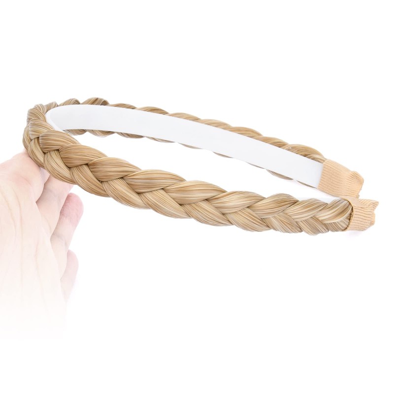BOBIYA Headband Synthetic Hair Braided with Teeth Headband Accessories for