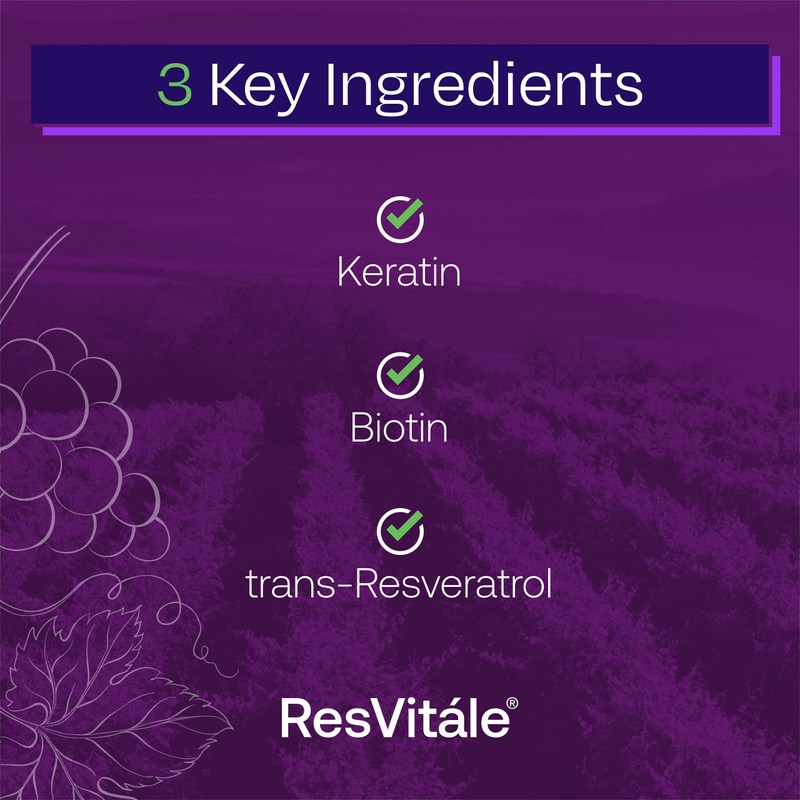 ResVitale Keratin Hair Enhance - Keratin Supplement for Hair Growth