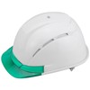 TOYO Venteeo Helmet with Ventilation, White (Green), Includes Styrofoam Liner