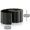com-four® lawn edging made of plastic - flower bed edging