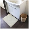 Fuka-Fuka Bath Mat, Brown, Length 17.7 x Width 23.6 x