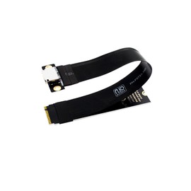 Sintech M.2 M-Key 2230/42/80 to Oculink SFF-8612 SFF-8611 Adapter Card with Flexible Cable 20cms