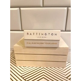 Battington *NEW* Battington "Monroe 3D" Reusable Silk Lashes with Mini Glue: NEW IN BOX