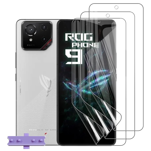[3 Pack] Hydrogel Screen Protector for Asus ROG Phone 9/Phone