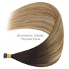 WENNALIFE I Tip Hair Extensions Human Hair, 50g 50s 18