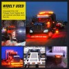 Nilight 4PCS 3.9" Led Trailer Light Amber & Red Truck