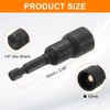 sourcing map Magnetic Nut Driver 19mm Hex Drive Socket CR-V