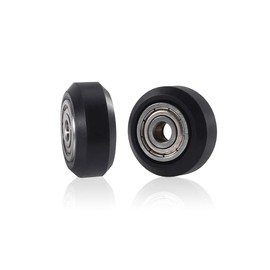 Aokin 3D Printer POM Wheel Plastic Pulley Linear Bearing for Creality Ender 3, Ender 3 Pro, Ender 3 V2, CR-10, CR-10S Series 3D Printer, 10 Pcs
