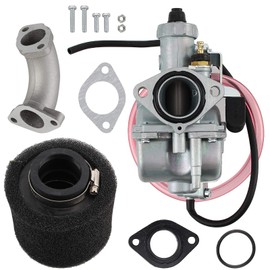 Carbhub VM22 26mm Carburetor for Intake Pipe Pit Dirt Bike 110cc 125cc 140cc Lifan YX Zongshen Pit Dirt Bike XR50 CRF70 KLX BBR Apollo Thumpstar Braaap Atomic DHZ SSR VM22 26mm Carburetor