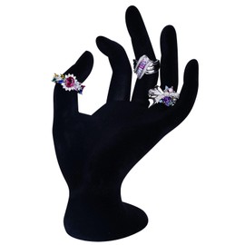 Glamorway Hand Shaped Jewelry Holder Display Stand, Ring Necklace Bracelet Watch Organizer Stand, Jewelry Holder for Home Organize & Store Display Y2k Aesthetic Room Decor