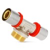 T-Piece PEX Press Fitting 20 x 3/4 Inch x 20
