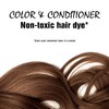 Light Mountain Natural Bulk Hair Color and Conditioner, Medium Brown,