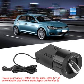 Interruptor de luces delanteras de Aramox, módulo de sensor de control de lámpara de luz de auto para VW MK4 B5 1C0941531, 3BD941531, 3BD941531A