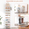 LANTEFUL LANTEFUL 10 Tiers Tall Shoe Rack 20-25 Pairs Boots